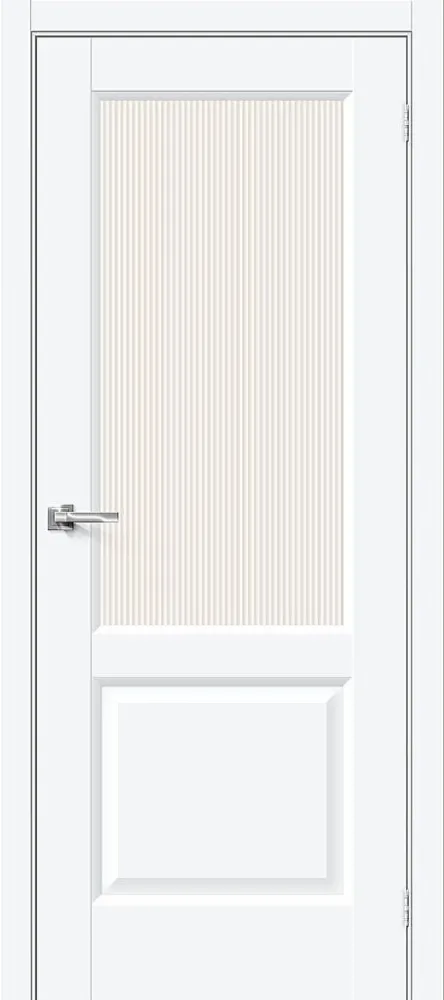 Фото Межкомнатная дверь Неоклассик-33 White Silkwood BR5944